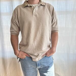 90s Vintage Alexander Julian Colours Knit Polo Mens Medium 100% Cotton